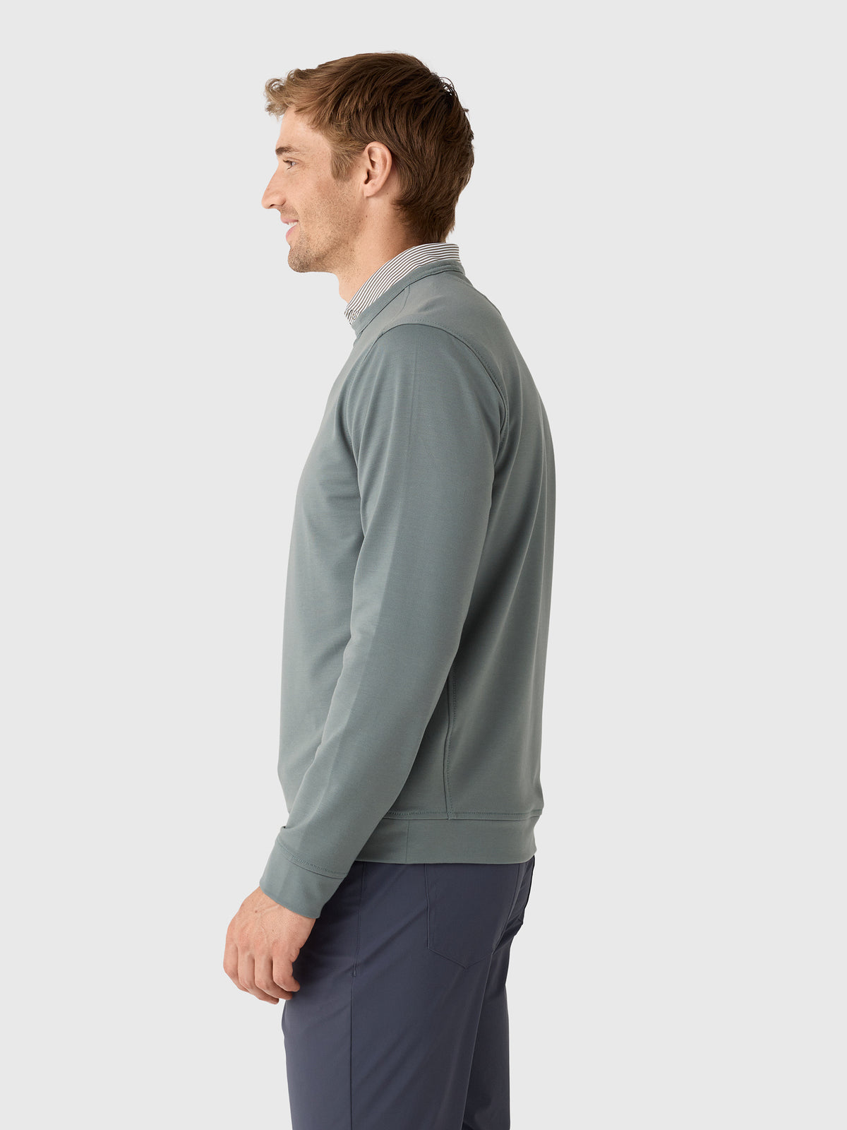Johnnie-O Men's Willard Drirelease Crewneck Sweatshirt - Saint Bernard