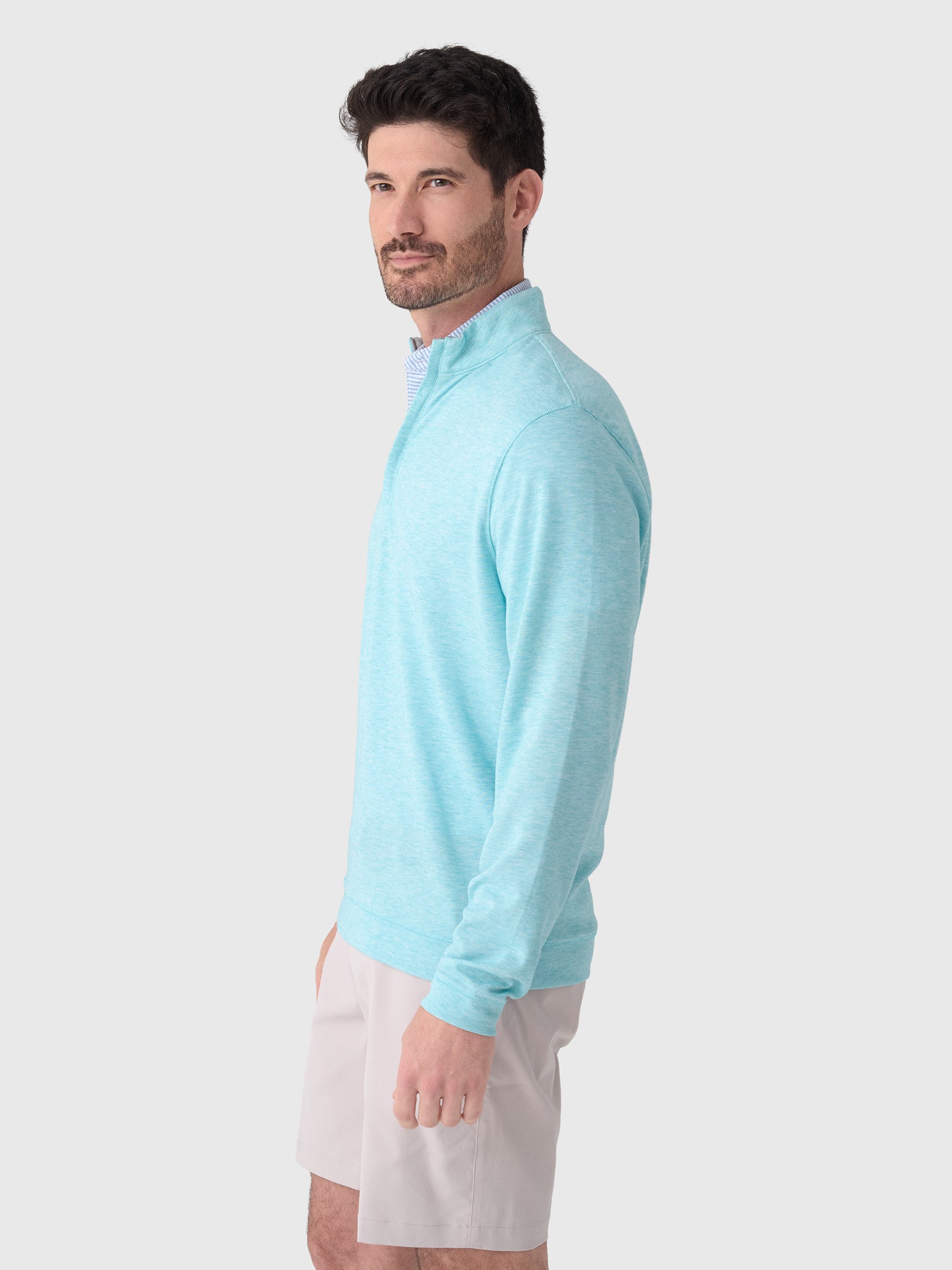 Johnnie-O Men's Pircio Quarter-Zip Pullover - Saint Bernard