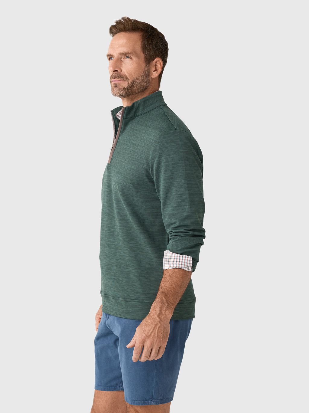 Johnnie-O Men's Sof Tech Performance Quarter-Zip - Saint Bernard