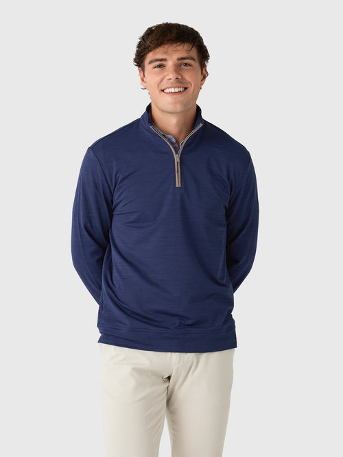 Johnnie-O Men's Sof Tech Performance Quarter-Zip - Saint Bernard