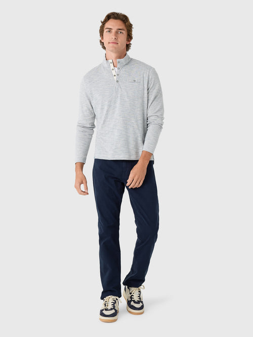 Johnnie-O Men's Cove Striped Henley - Saint Bernard