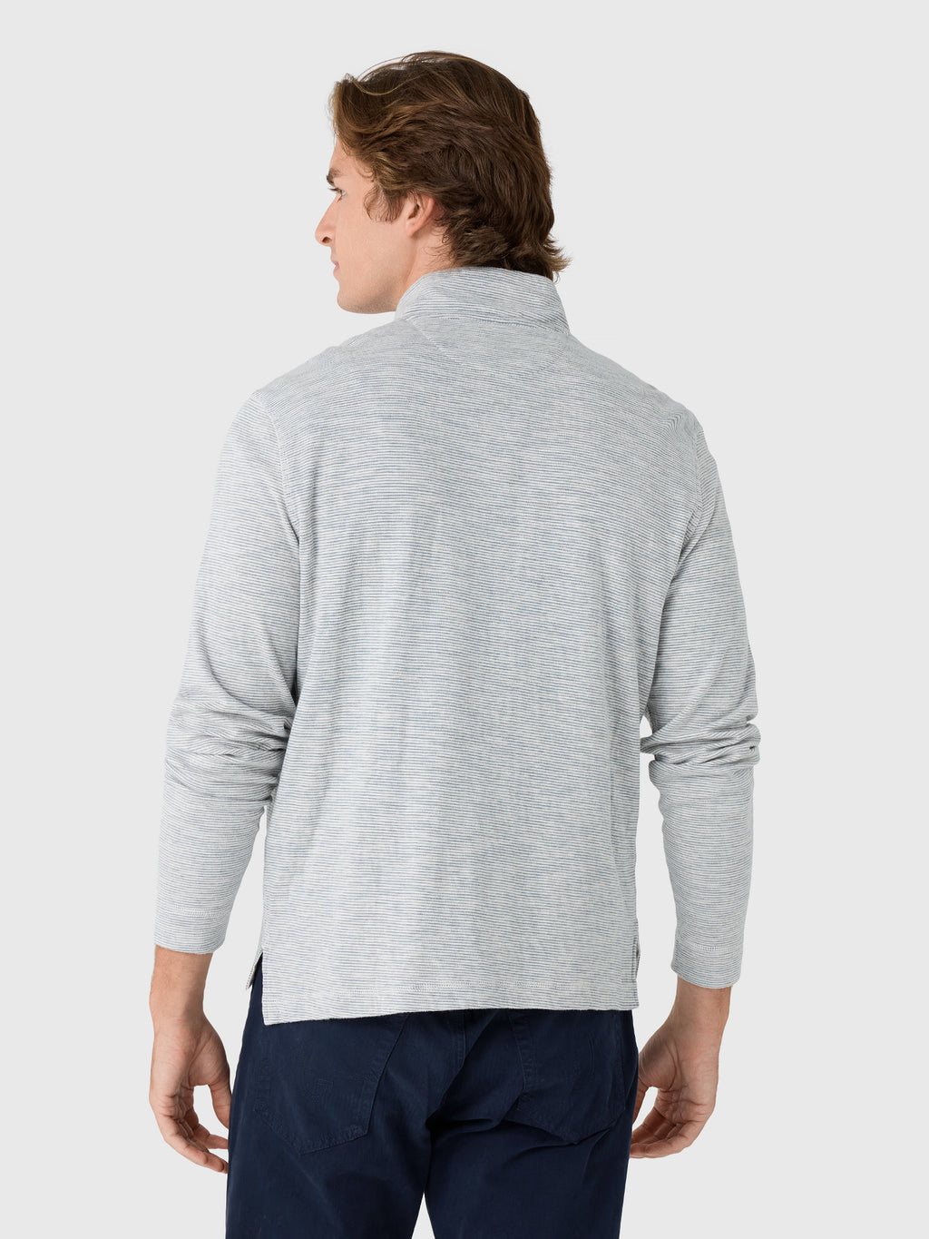 Johnnie-O Men's Cove Striped Henley - Saint Bernard