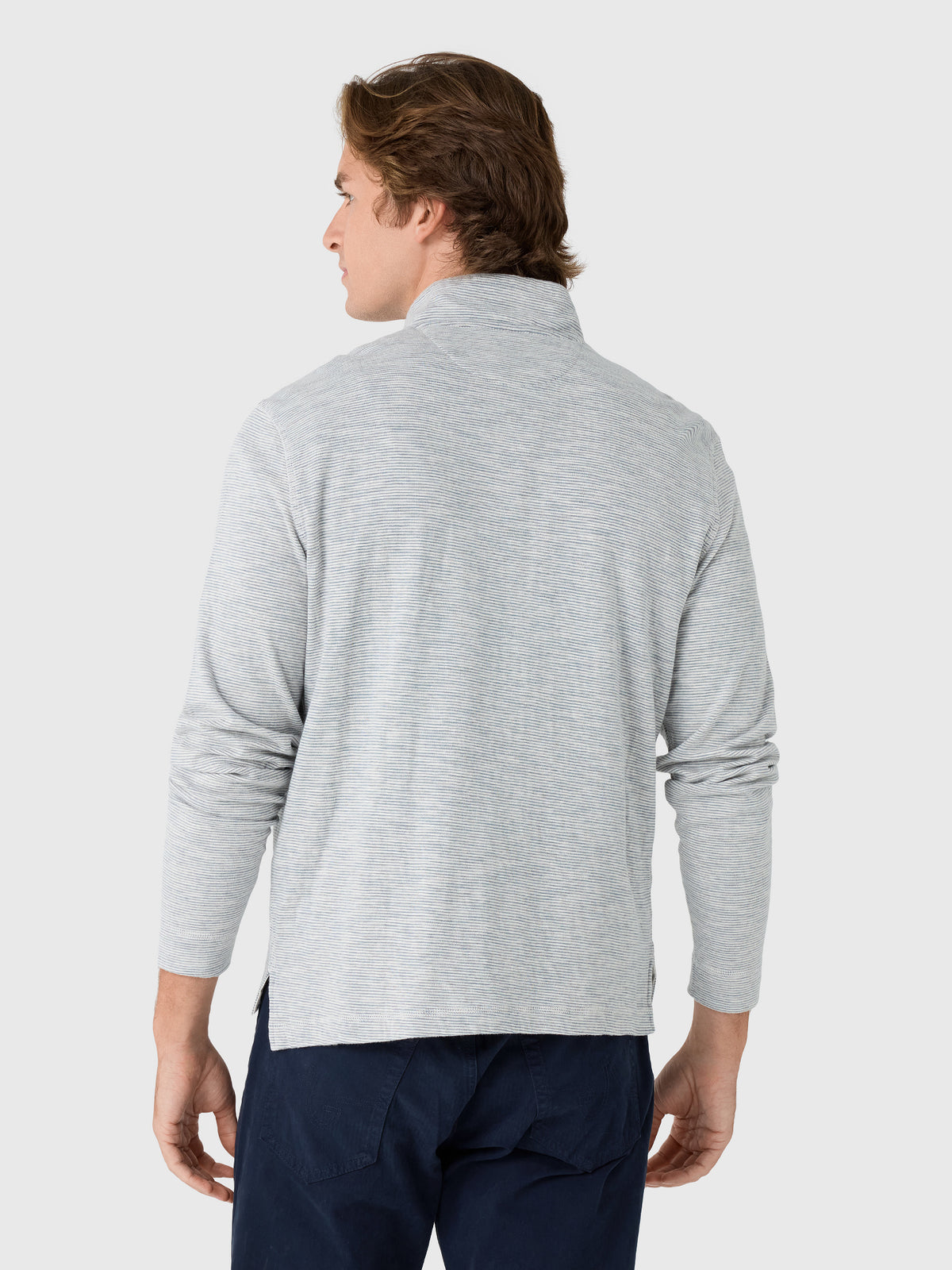 Johnnie-O Men's Cove Striped Henley - Saint Bernard
