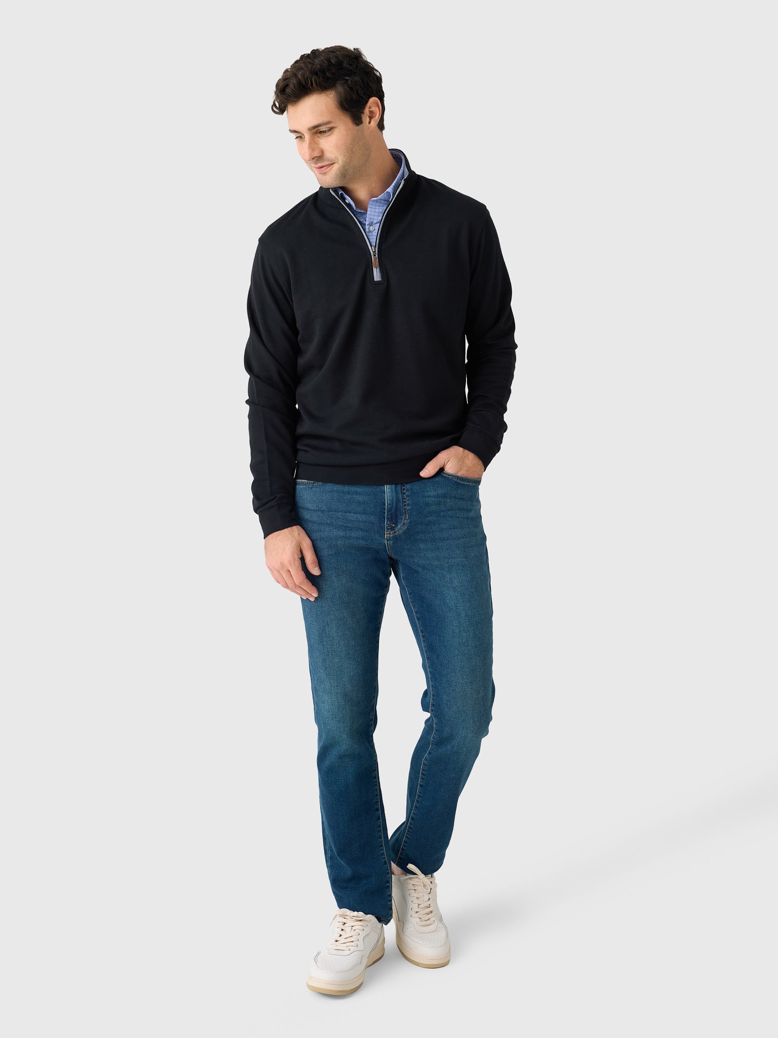 Johnnie-O Men's Sully Quarter-Zip Pullover | $138.00 | Saint Bernard