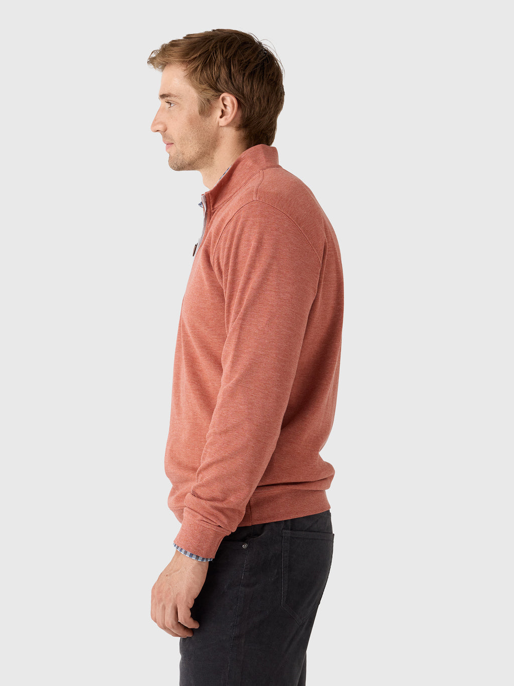 Johnnie-O Men's Sully Quarter-Zip Pullover - Saint Bernard