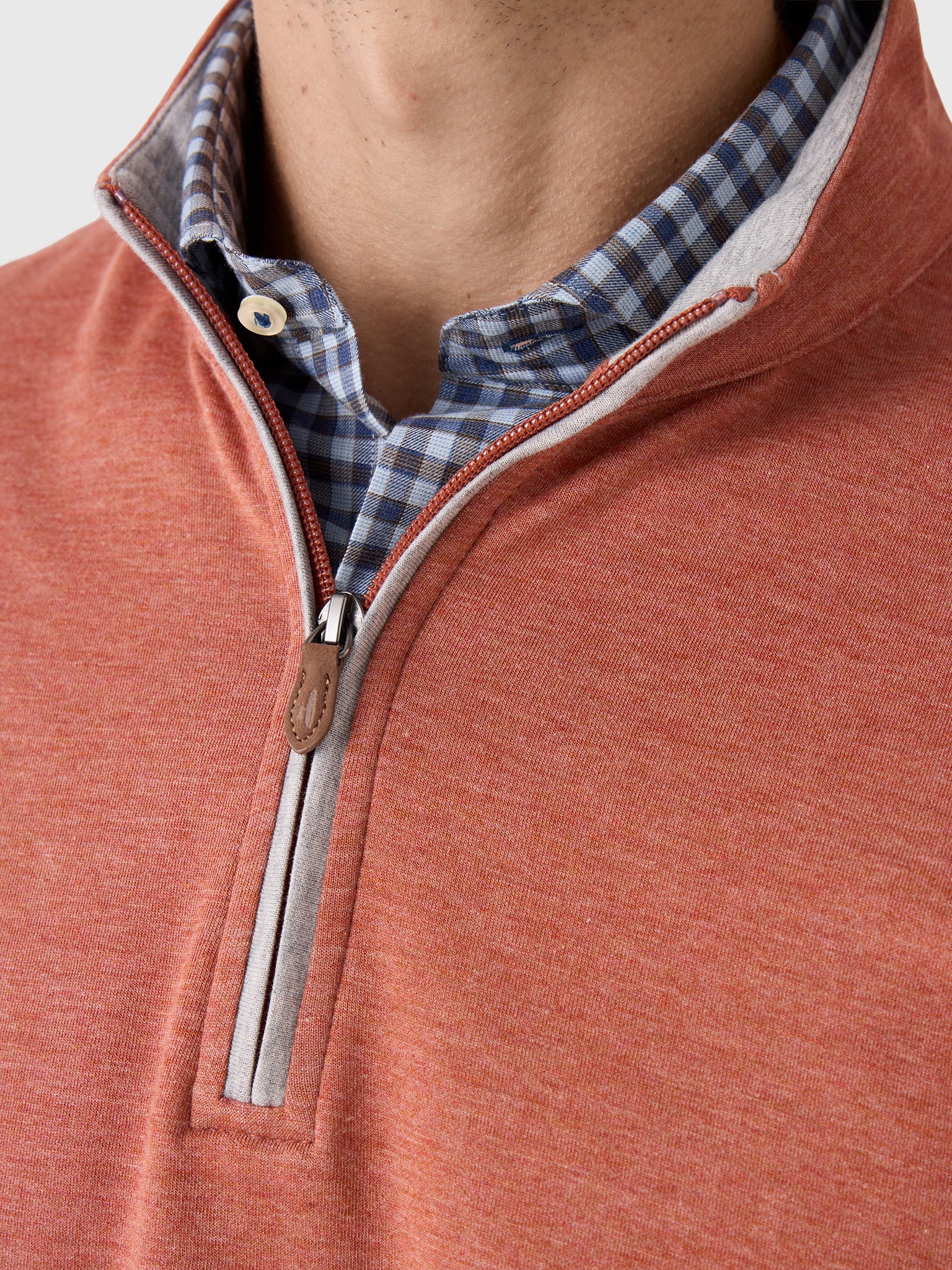 Johnnie-O Men's Sully Quarter-Zip Pullover - Saint Bernard