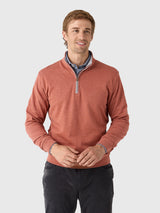 Johnnie-O Men's Sully Quarter-Zip Pullover - Saint Bernard