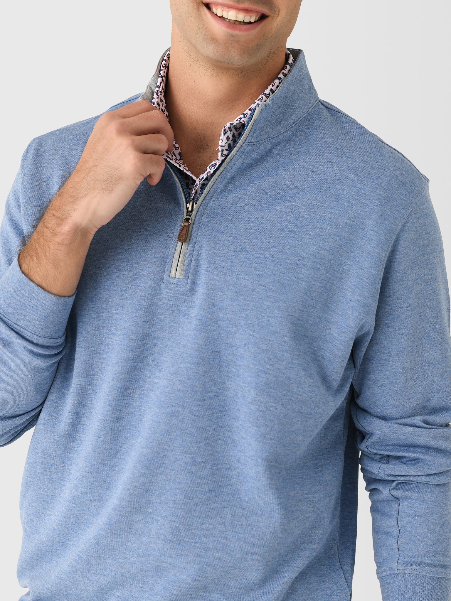 エルセーヌ　ソンデュボー　No600 Johnnie-O Men's Sully Quarter-Zip Pullover – Saint Bernard