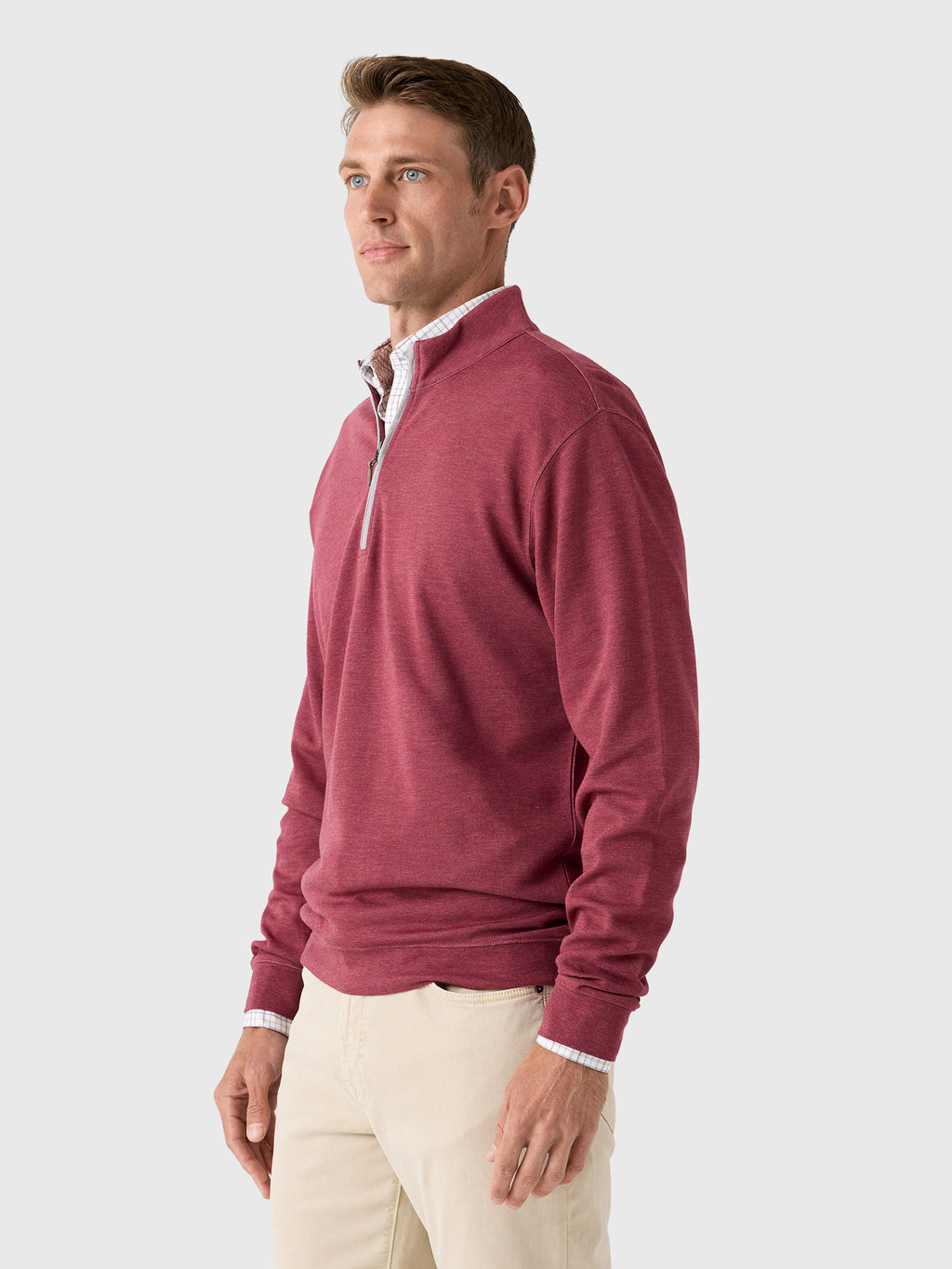 Johnnie-O Men's Sully Quarter-Zip Pullover - Saint Bernard