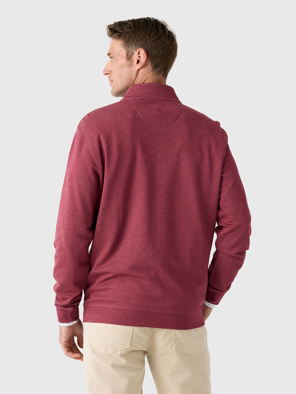 Johnnie-O Men's Sully Quarter-Zip Pullover - Saint Bernard