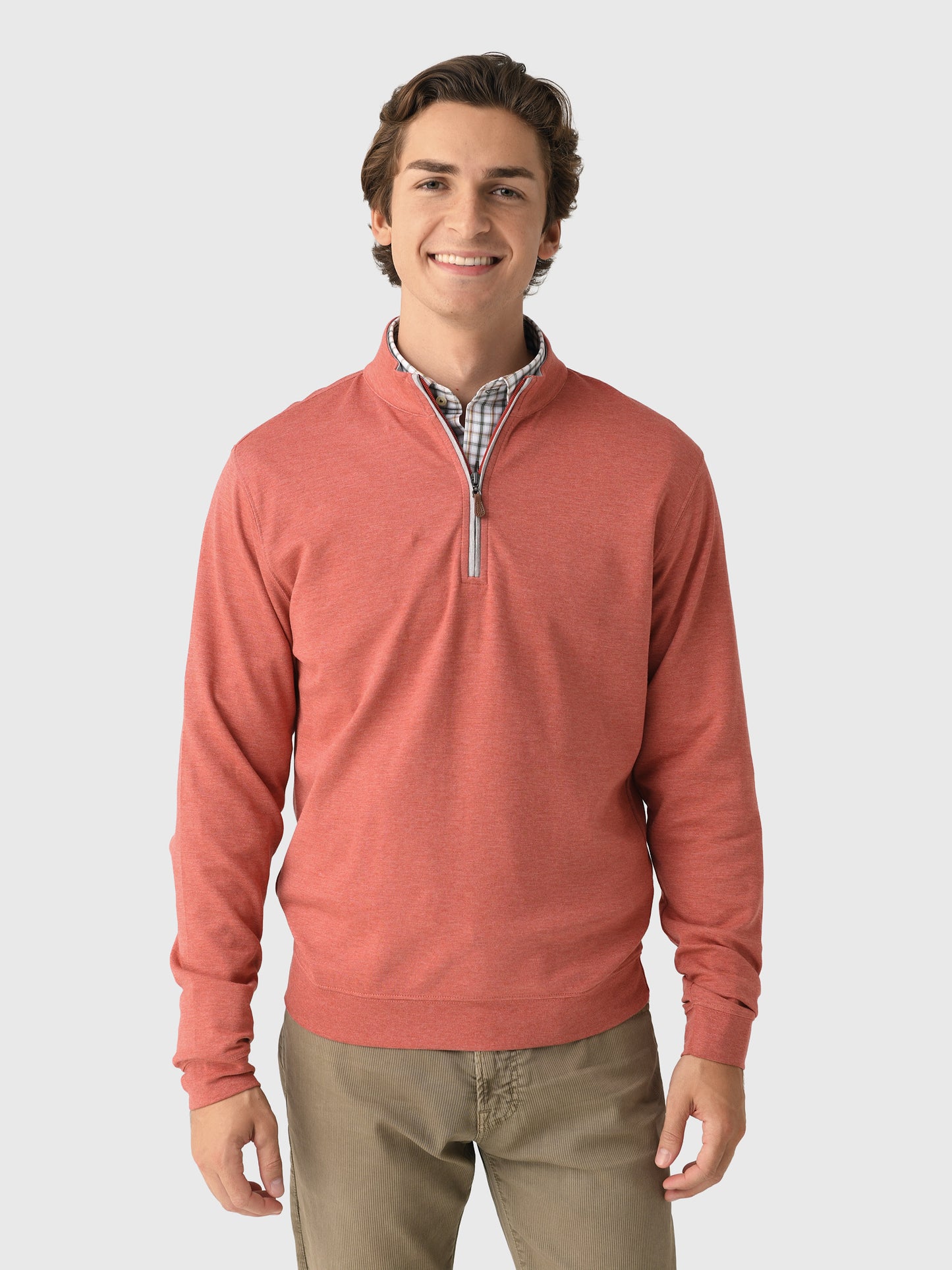 Johnnie-O Men's Sully Quarter-Zip Pullover - Saint Bernard