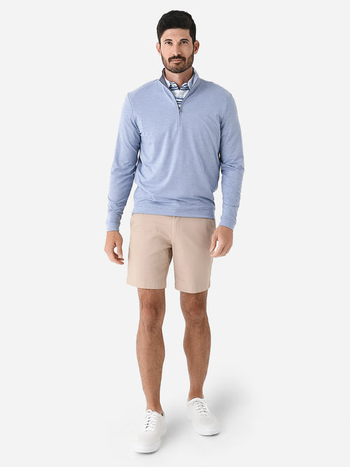 Johnnie-O Men's Vaughn Striped Prep-Formance Quarter-Zip