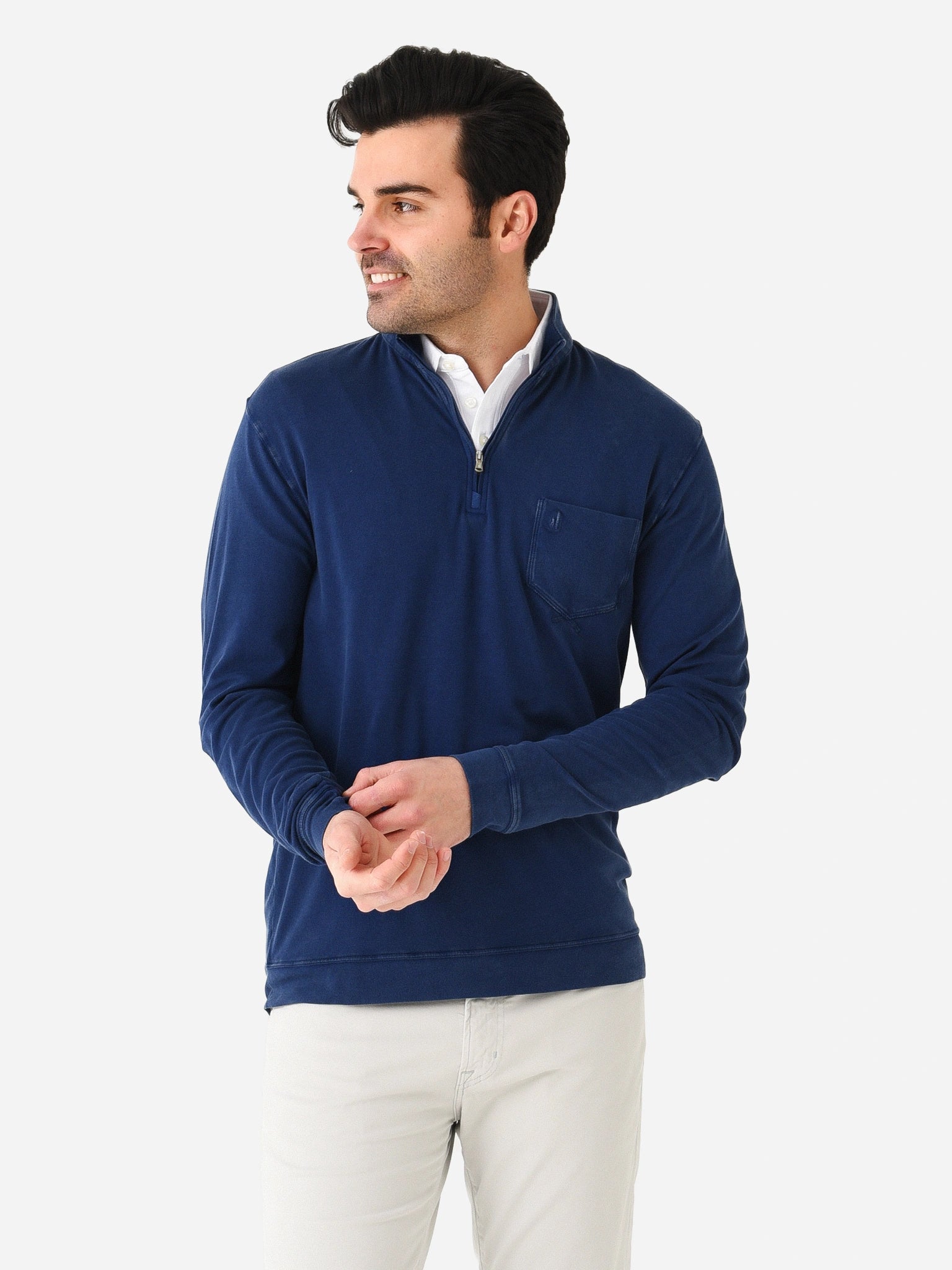 GMTマスター plage pooginook zip upニット Johnnie-O Men's Derek Piqué Performance Quarter-Zip | $138.00