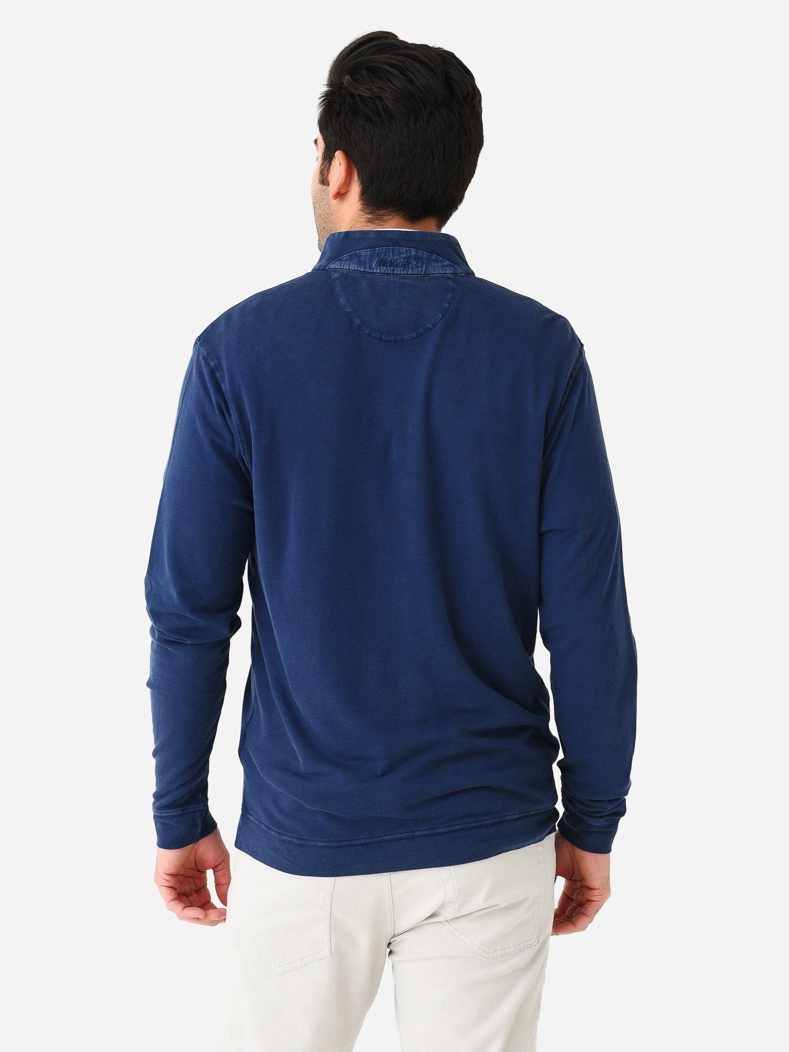Johnnie-O Men's Derek Piqué Performance Quarter-Zip – Saint Bernard