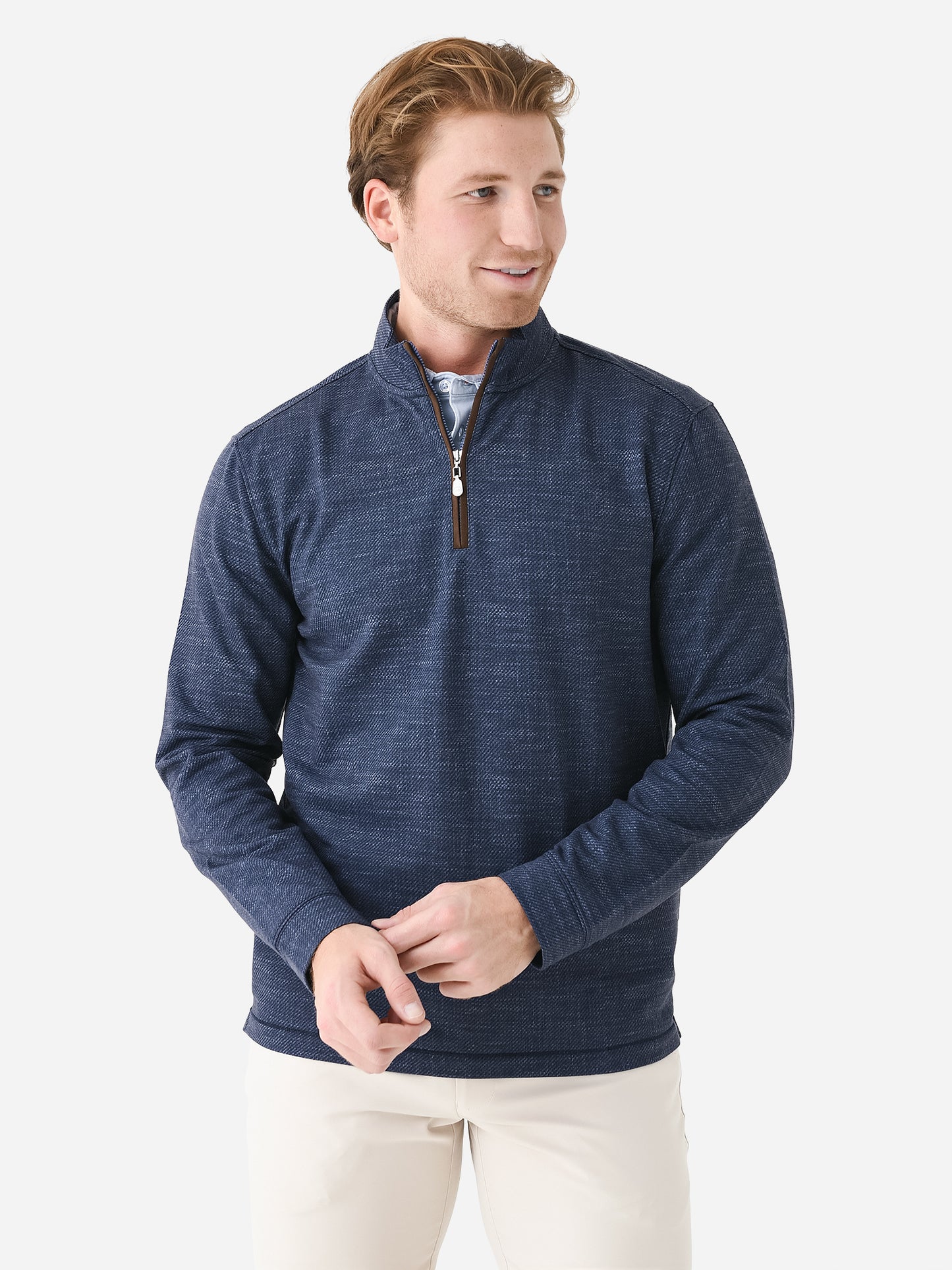 Johnnie-O Men's Hartford Top Shelf Quarter-Zip - Saint Bernard