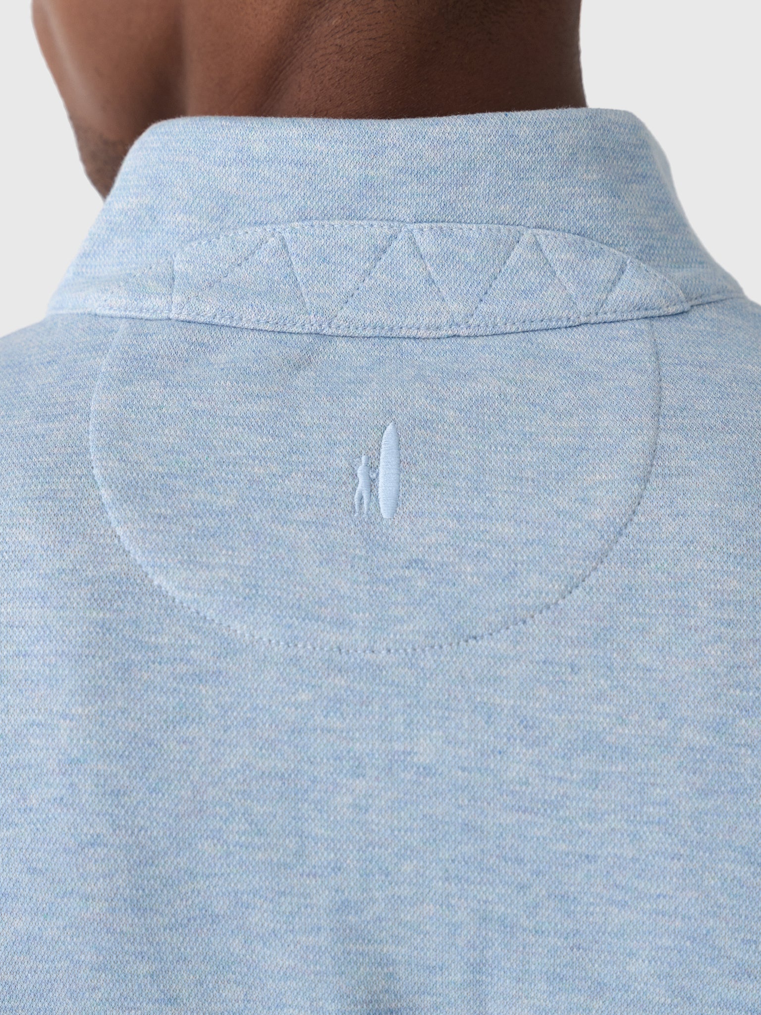 Johnnie-O Men's Hanks "Lightweight Sully" Quarter-Zip Pullover - Saint Bernard