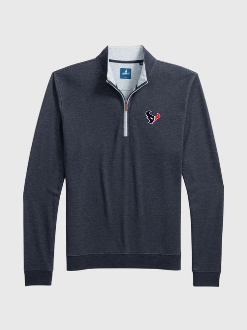 Johnnie-O Men's Houston Texans Sully Quarter-Zip Pullover - Saint Bernard