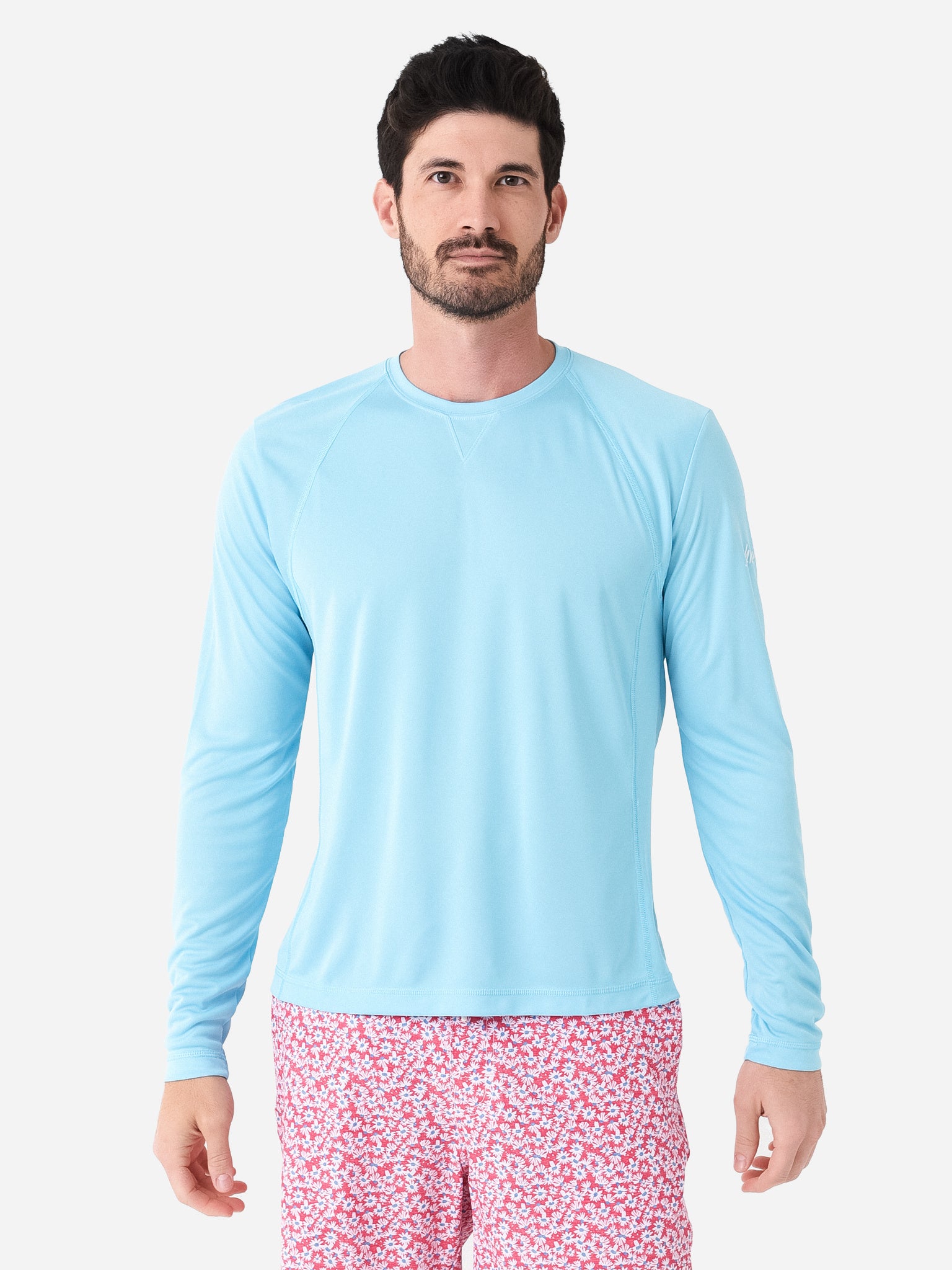 Johnnie-O Men's Gavin Long Sleeve Sun Shirt - Saint Bernard