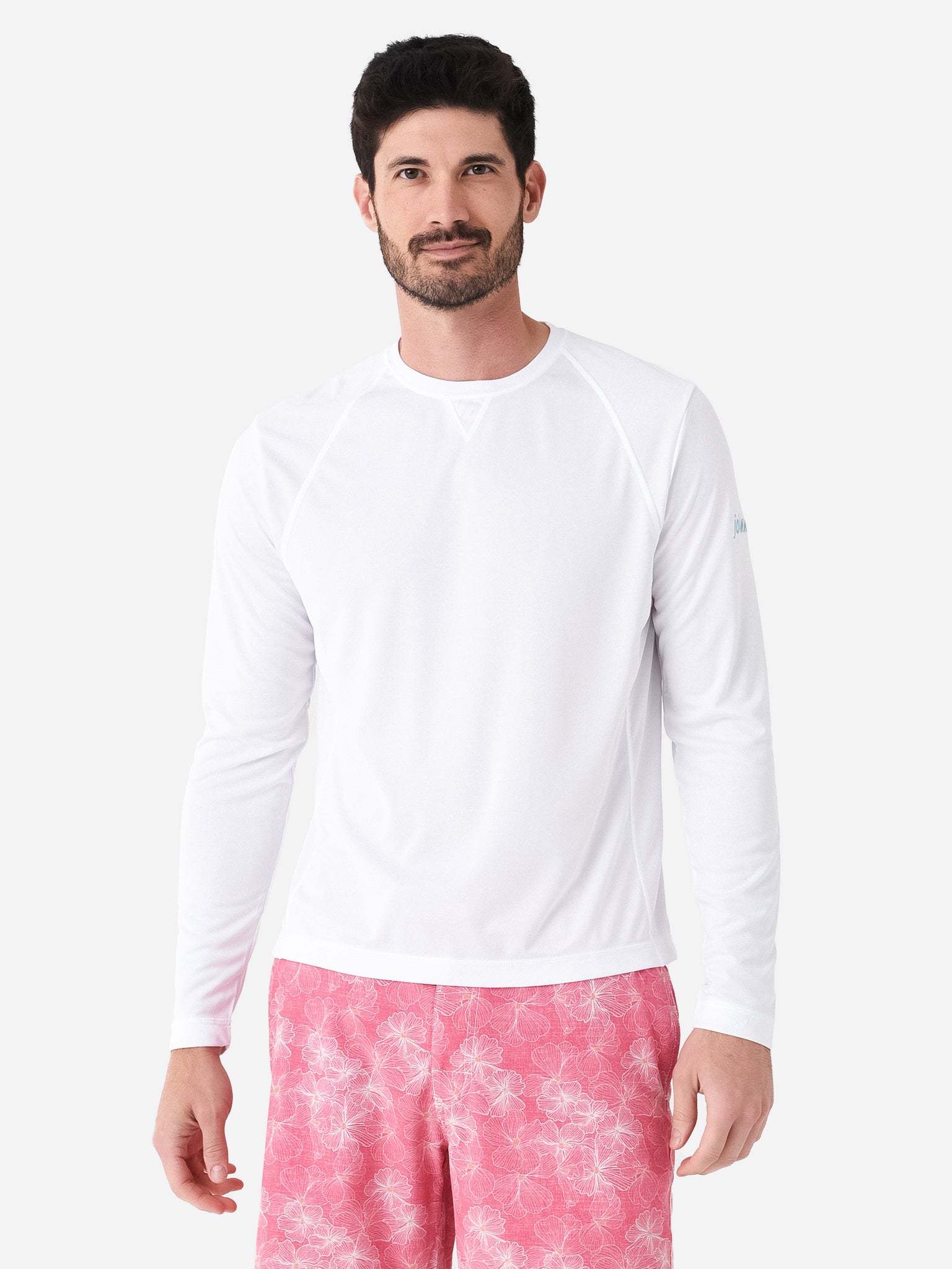 Johnnie-O Men's Gavin Long Sleeve Sun Shirt - Saint Bernard