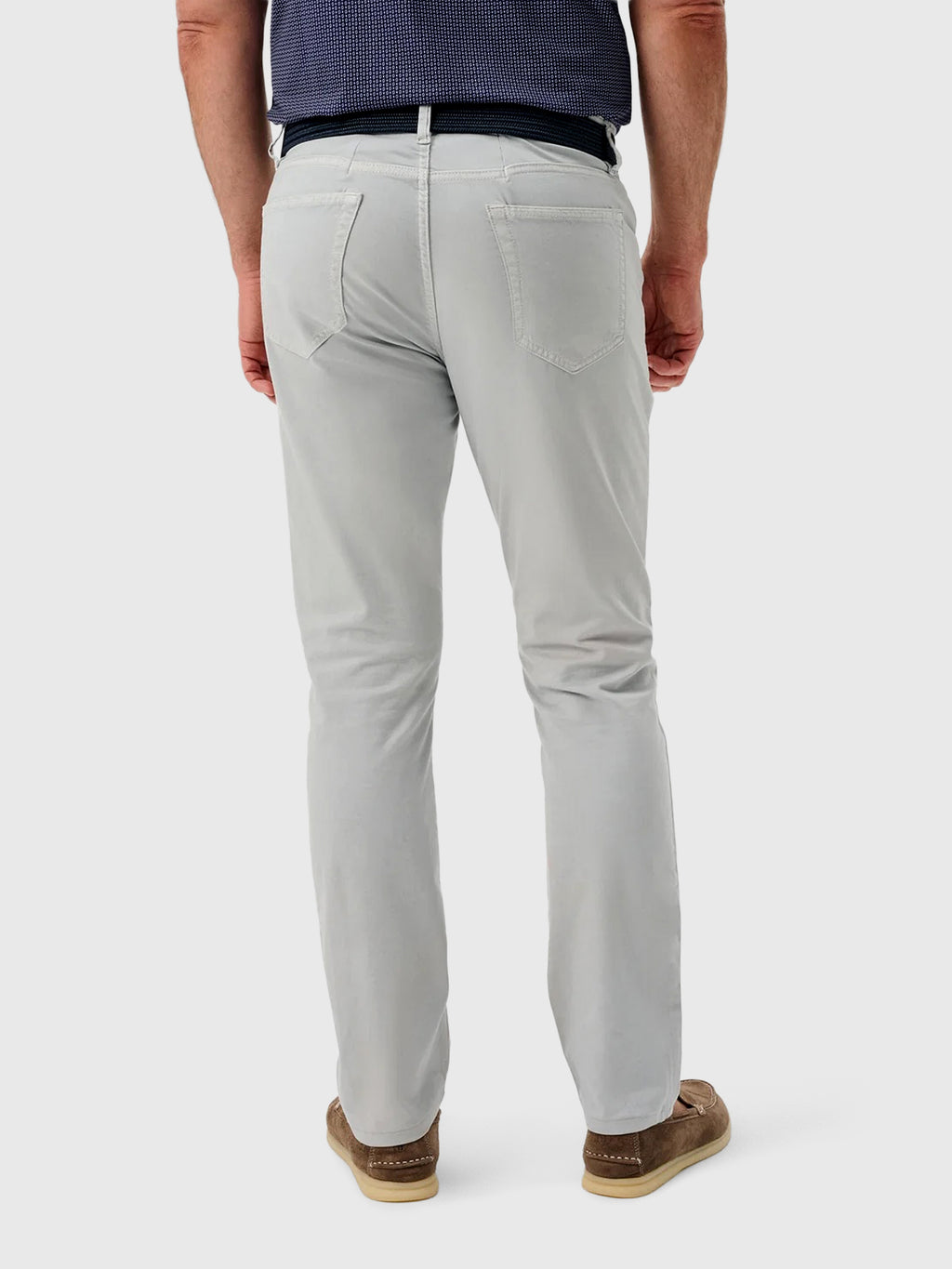 Johnnie-O Men's Carmel Sateen 5-Pocket Pant - Saint Bernard