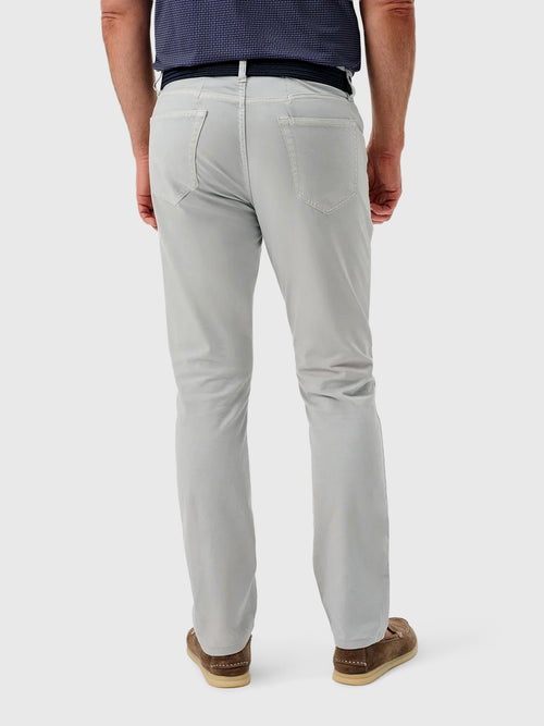 Johnnie-O Men's Carmel Sateen 5-Pocket Pant - Saint Bernard