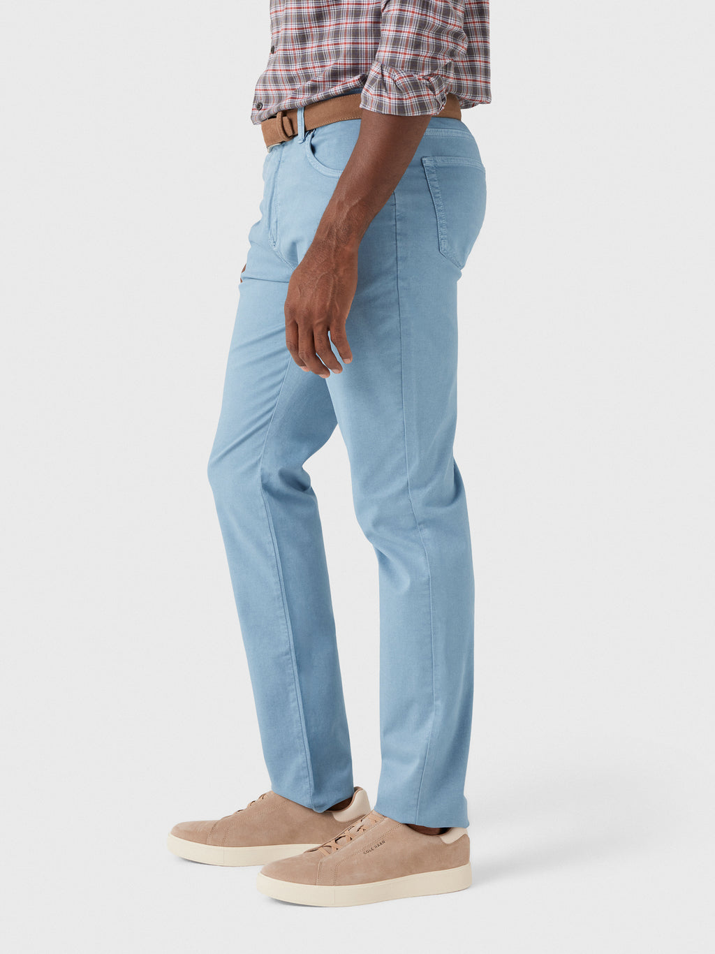 Johnnie-O Men's Carmel Sateen 5-Pocket Pant - Saint Bernard