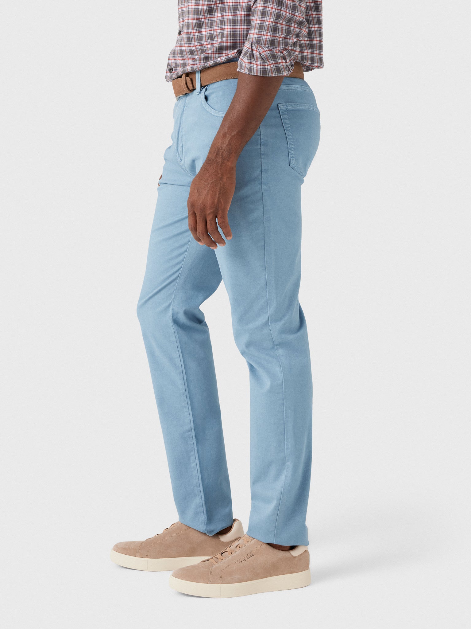 Johnnie-O Men's Carmel Sateen 5-Pocket Pant - Saint Bernard