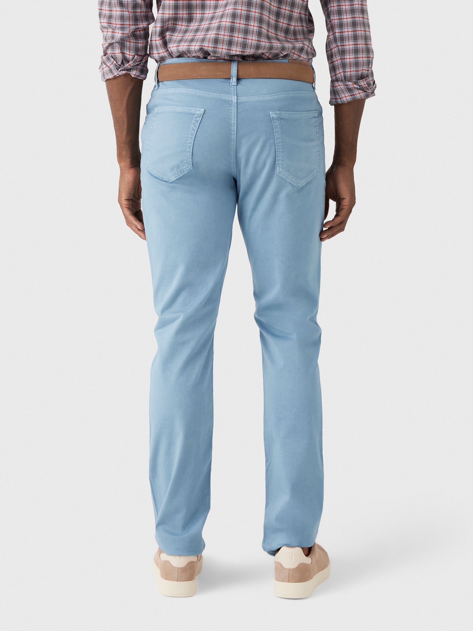 Johnnie-O Men's Carmel Sateen 5-Pocket Pant - Saint Bernard