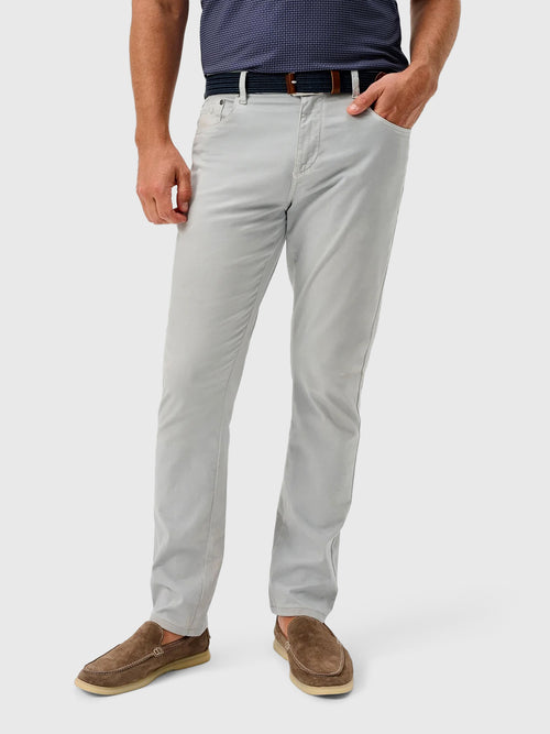 Johnnie-O Men's Carmel Sateen 5-Pocket Pant - Saint Bernard