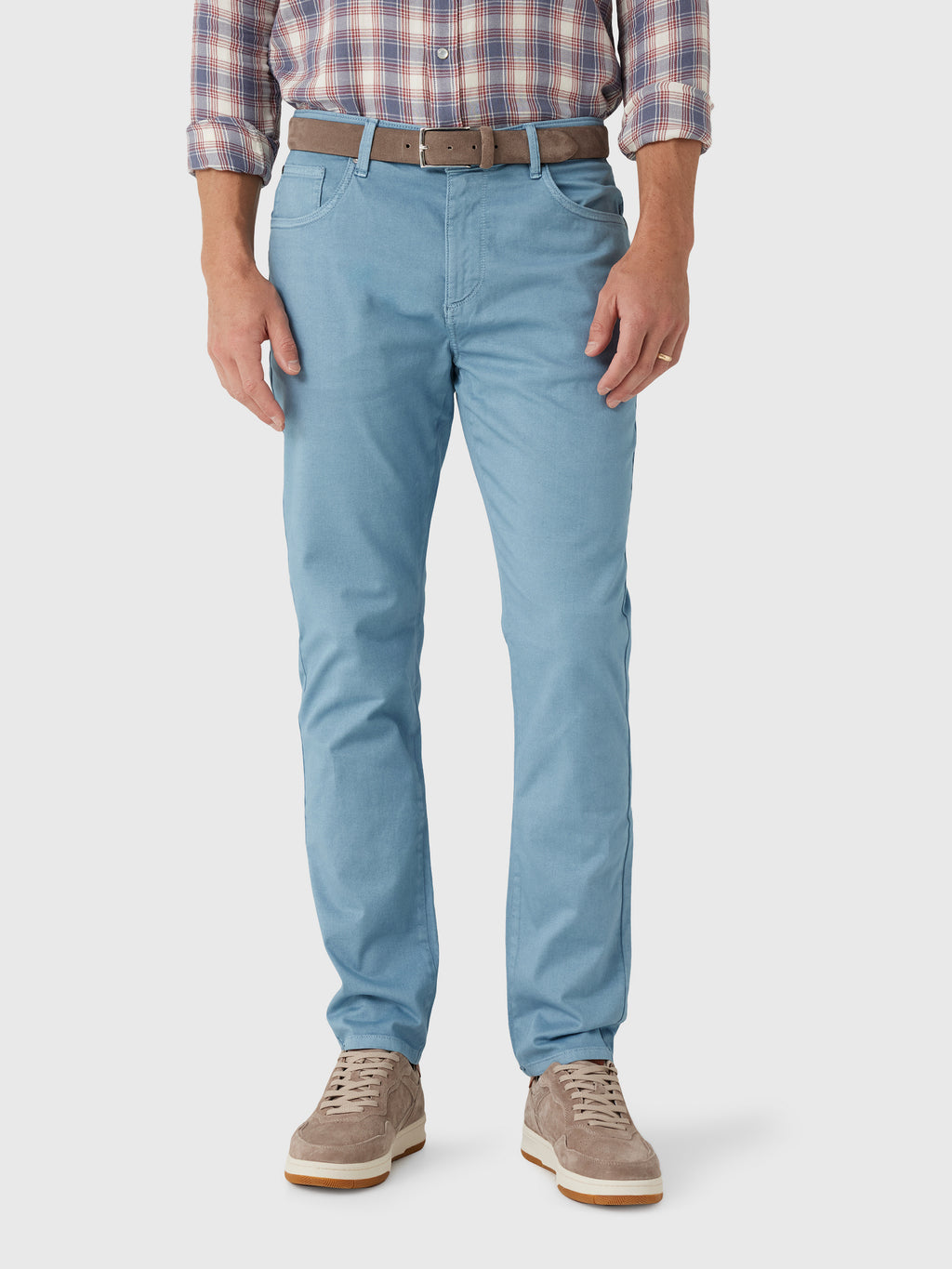 Johnnie-O Men's Carmel Sateen 5-Pocket Pant - Saint Bernard
