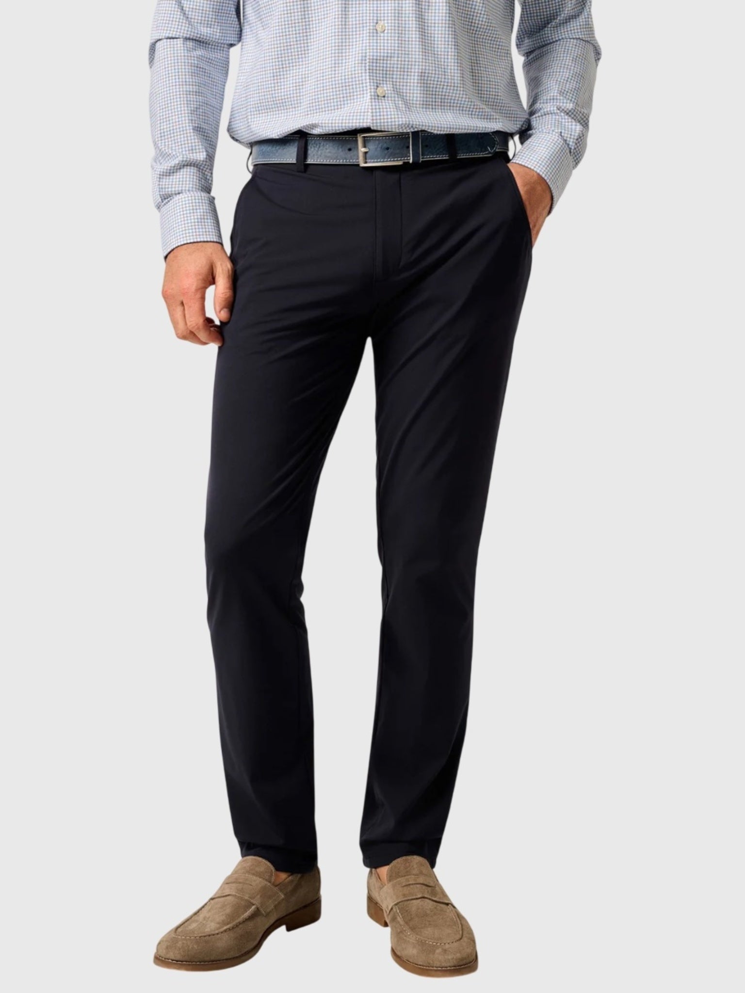 Johnnie-O Men's Hoffman Top Shelf Performance Stretch Knit Trouser - Saint Bernard