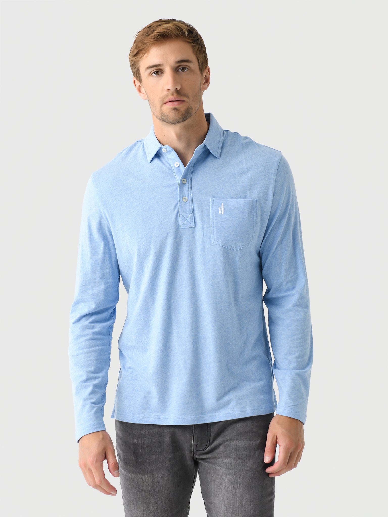 Johnnie-O Men's The Cutler Original Long Sleeve Polo - Main Image