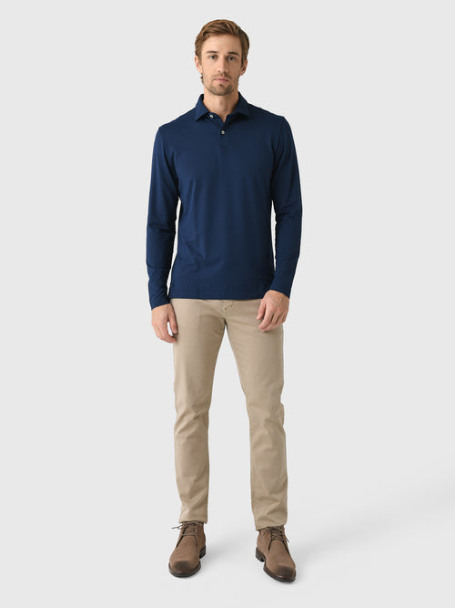 Johnnie-O Men's Idris Top Shelf Long Sleeve Polo