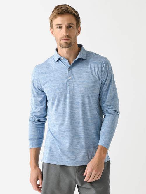 Johnnie-O Men's Featherweight Swing Long Sleeve Polo