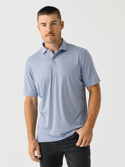 Johnnie-O Men's Julian Printed Featherweight Performance Polo