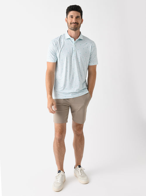 Johnnie-O Men's Willy Printed Featherweight Performance Polo