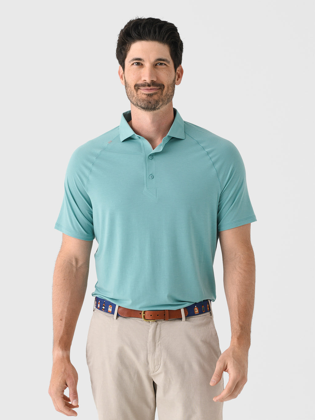 Johnnie-O Men's Callan Dri-Release Performance Polo - Saint Bernard