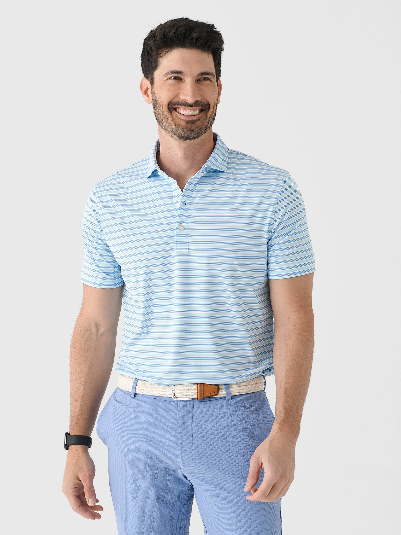 Johnnie-O Men's Danny Performance Jersey Polo - Saint Bernard