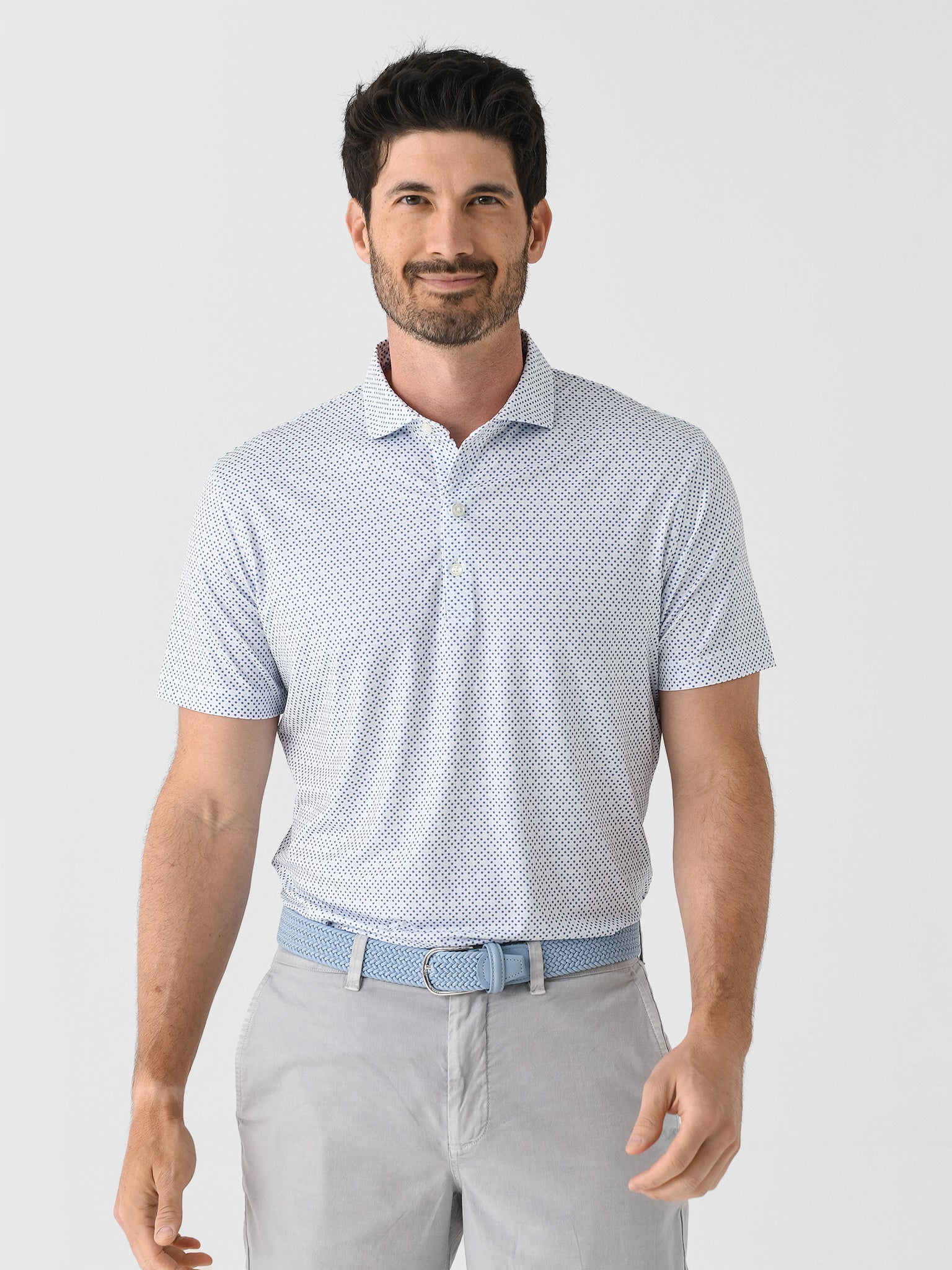 Johnnie-O Men's Maxim Performance Jersey Polo - Saint Bernard