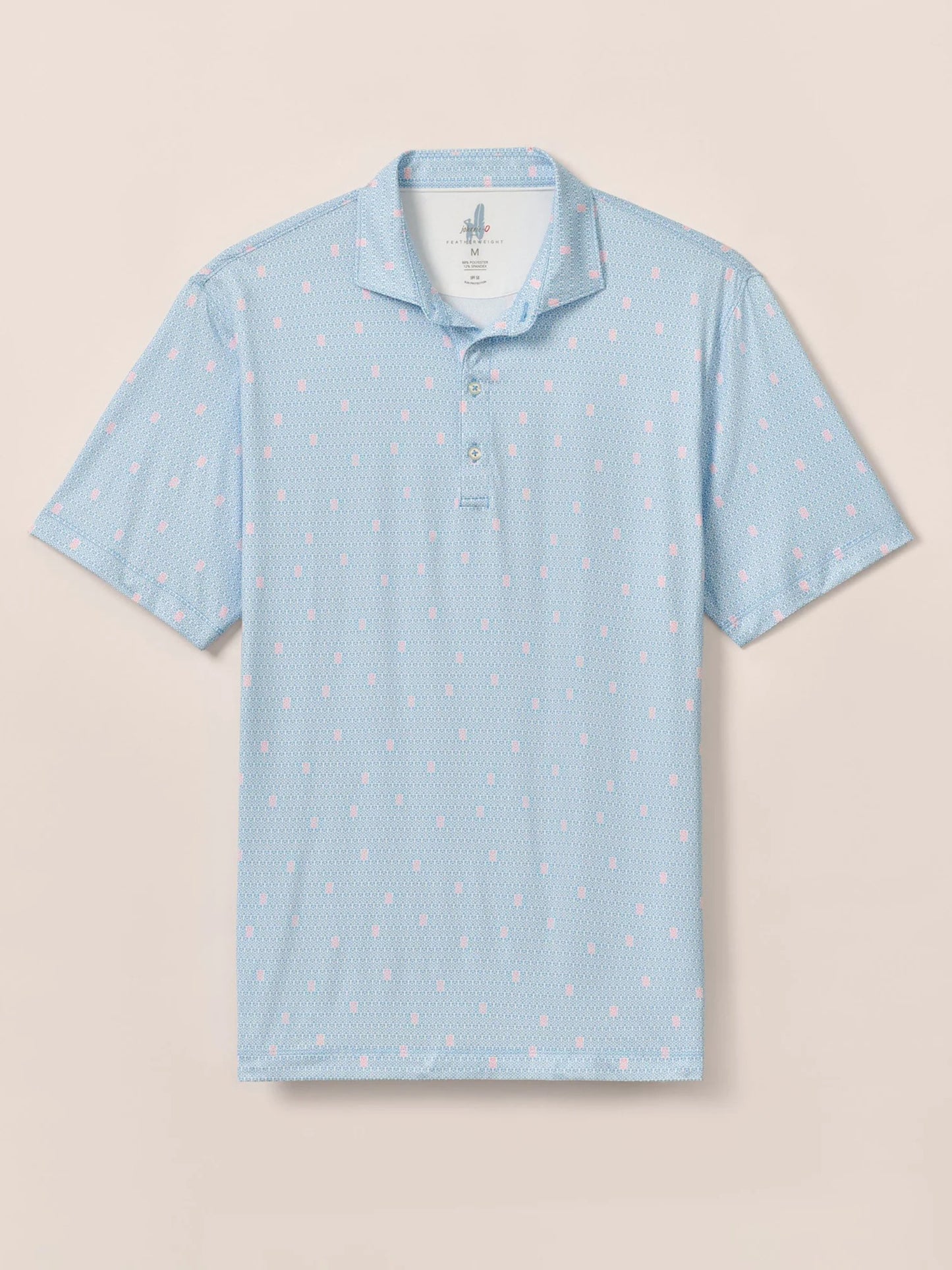 Johnnie-O Men's Bears Performance Jersey Polo - Saint Bernard