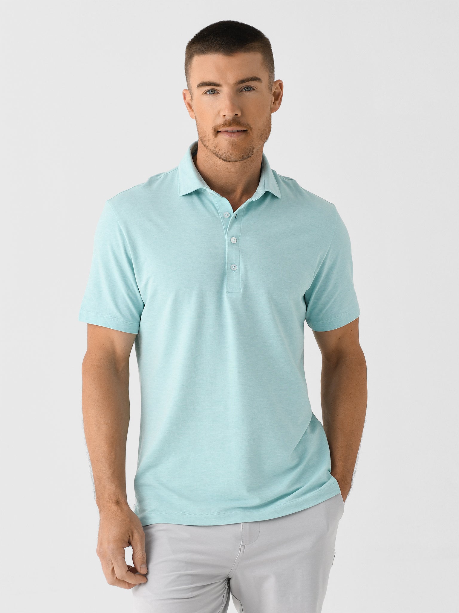 Johnnie-O Men's Idris Top Shelf Performance Polo - Saint Bernard
