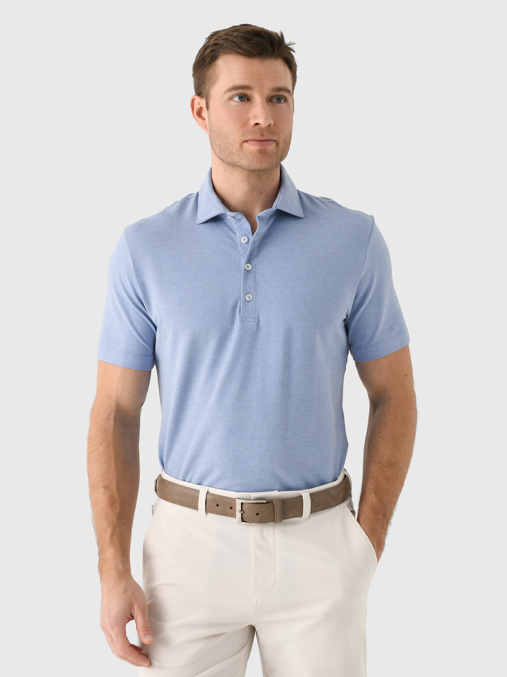 Johnnie-O Men's Idris Top Shelf Performance Polo - Saint Bernard