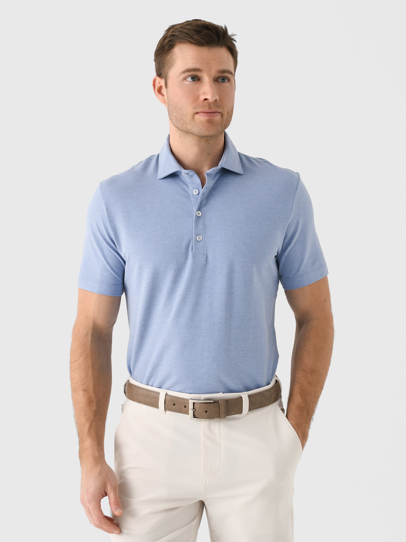 Johnnie-O Men's Idris Top Shelf Performance Polo - Saint Bernard