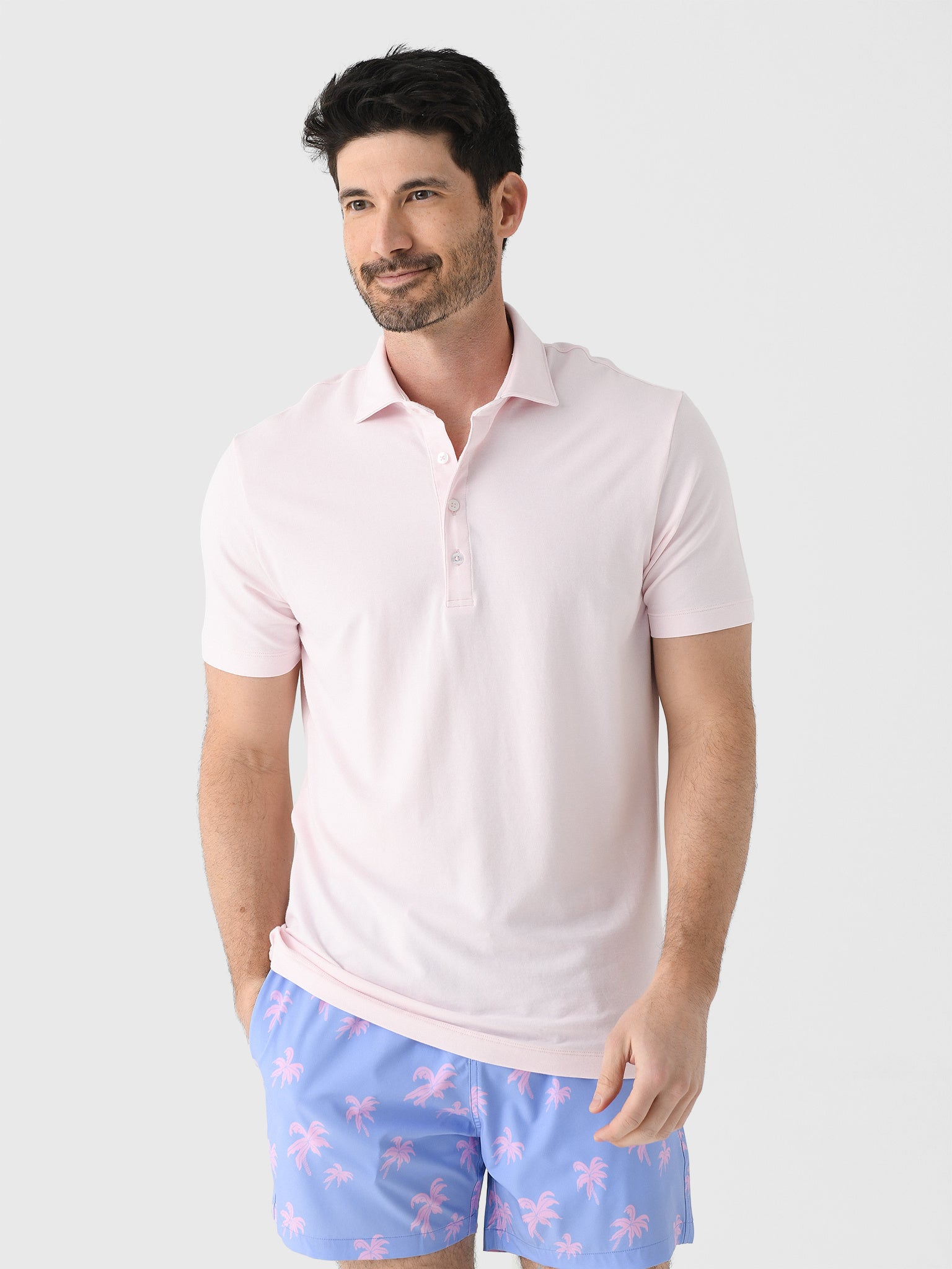 Johnnie-O Men's Idris Top Shelf Performance Polo - Saint Bernard