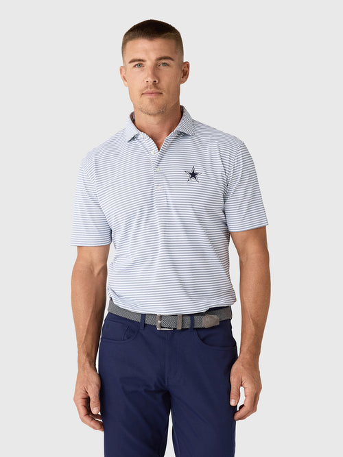 Johnnie-O Men's Dallas Cowboys Stetsons Performance Mesh Polo