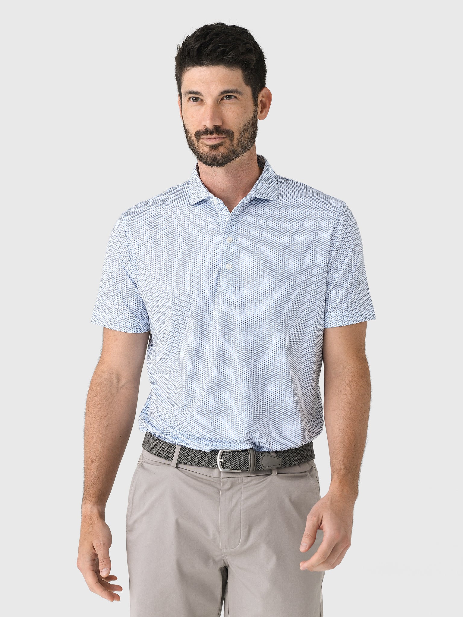 Johnnie-O Men's Emillio Performance Jersey Polo - Saint Bernard