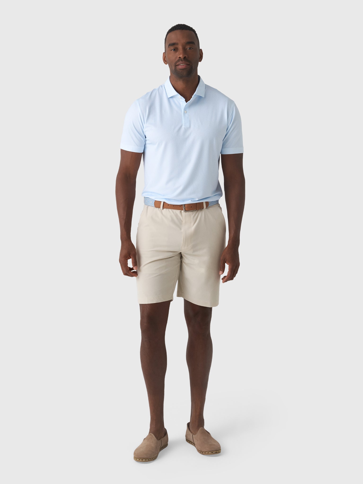 Johnnie-O Men's Teo Performance Jersey Polo - Saint Bernard