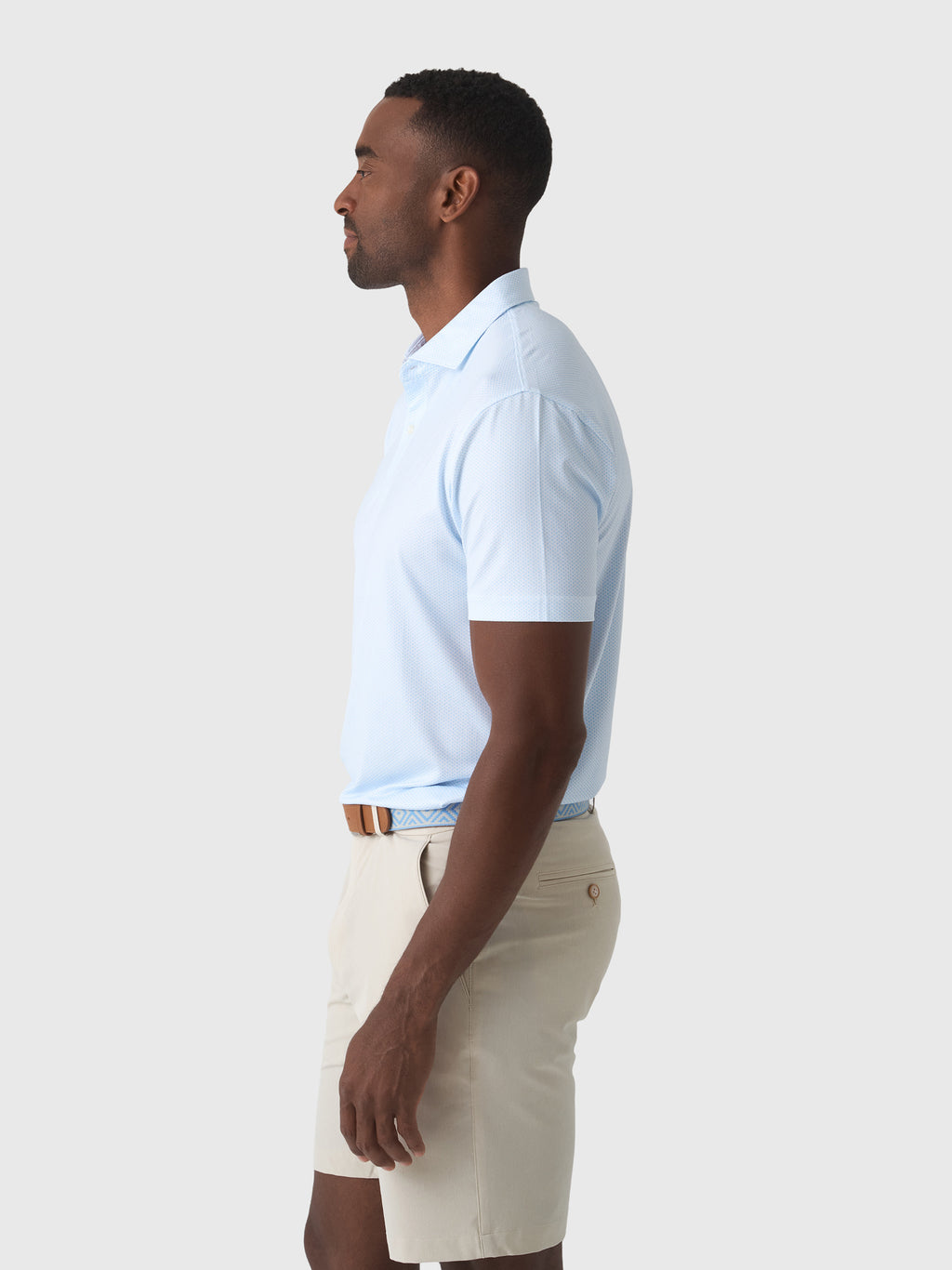 Johnnie-O Men's Teo Performance Jersey Polo - Saint Bernard