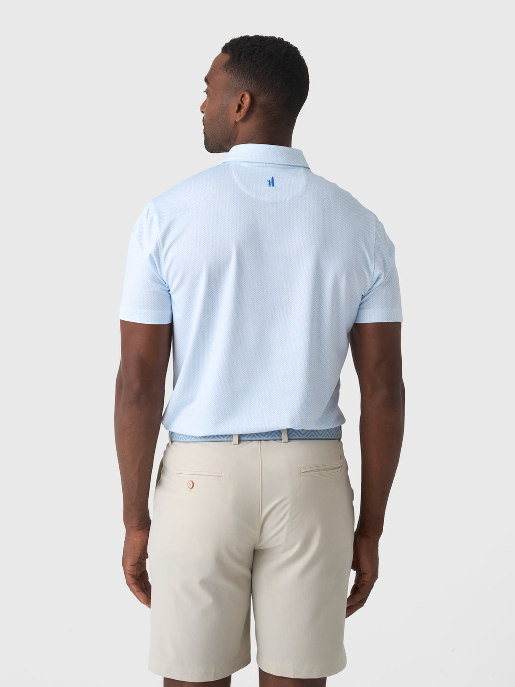 Johnnie-O Men's Teo Performance Jersey Polo - Saint Bernard