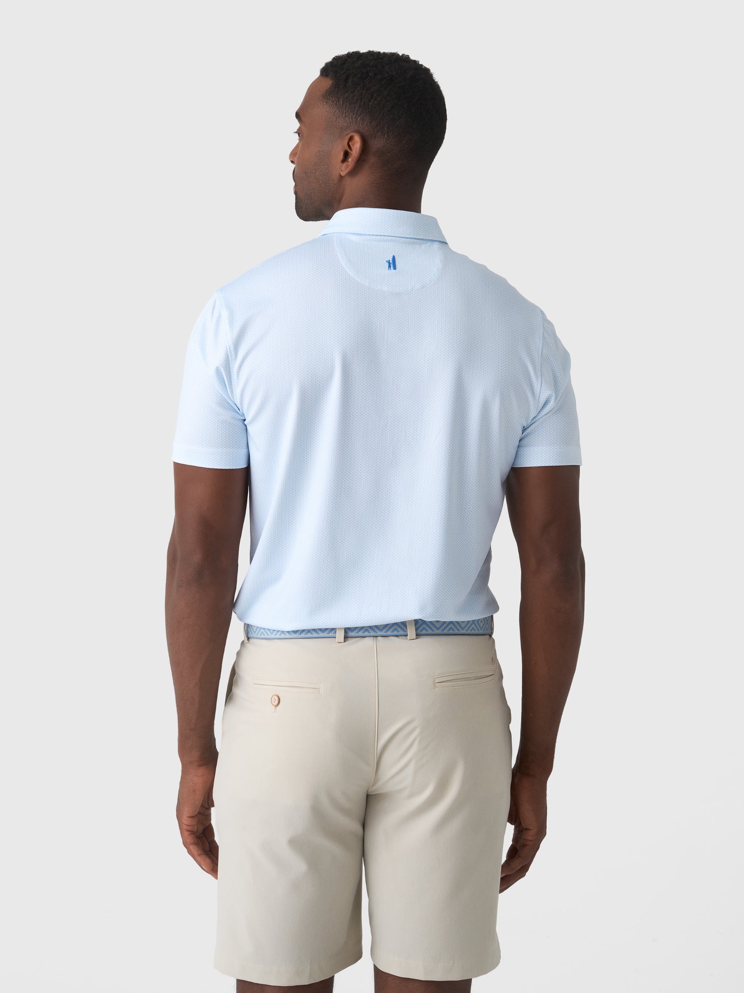 Johnnie-O Men's Teo Performance Jersey Polo - Saint Bernard